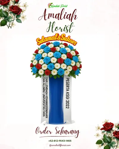 Standing Flower di Gereja Gke Sion Palangkaraya